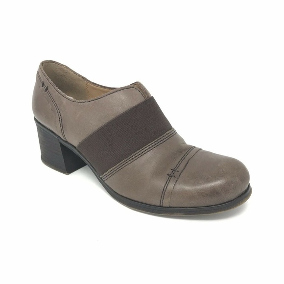 Naturalizer N5 Rusher Brown Leather Booties 7 - Picture 1 of 8